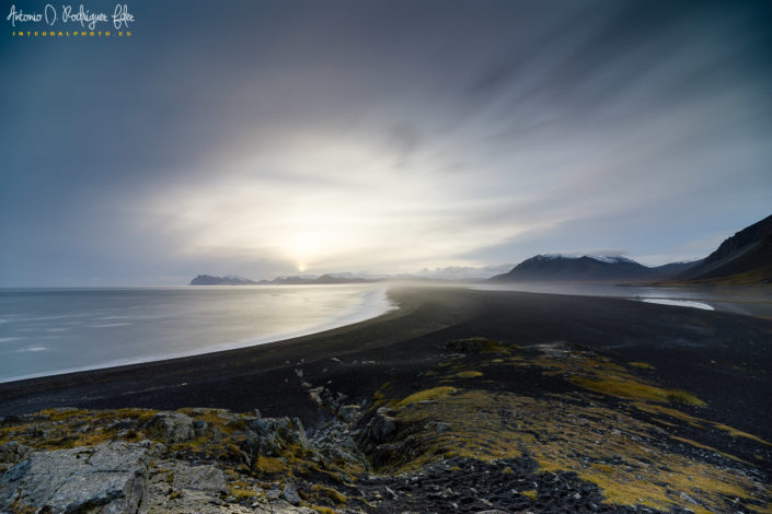 Hvalnes beach. Islandia