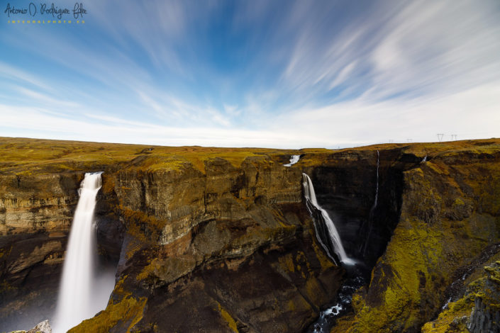 Cascadas de Háifoss. Islandia